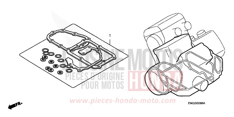 GASKET KIT B for Pan-European ABS MIDDY BLUE METTALIC (B162) from 1999